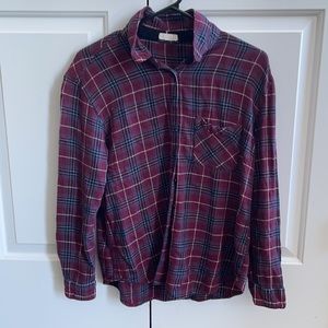 Size large Garage plaid flannel